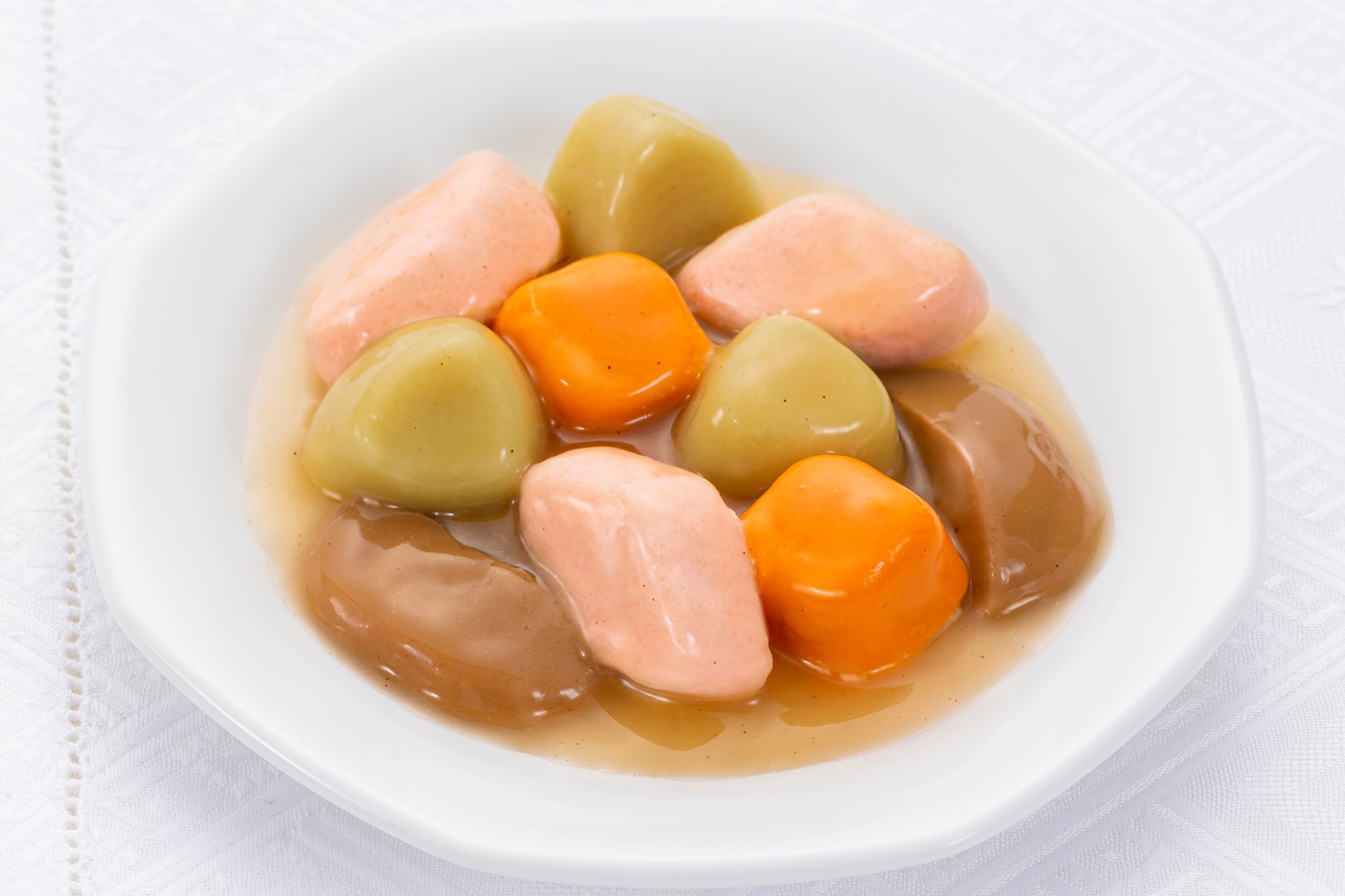 幸福微笑_ 八寶菜慕斯