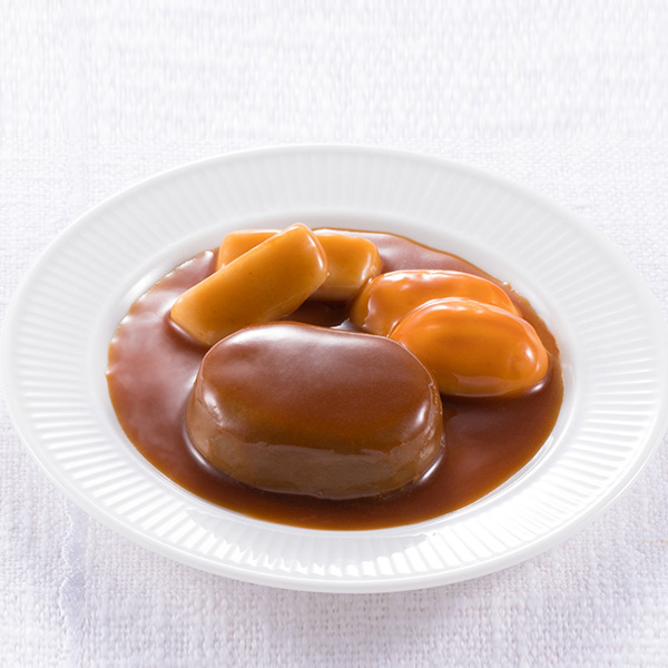 幸福微笑_ 法式醬油汁漢堡慕斯