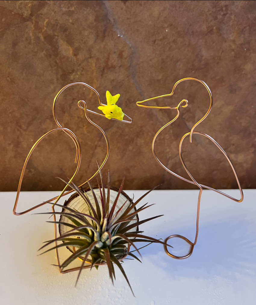 '分享' 小白鷺鋁線空氣草架