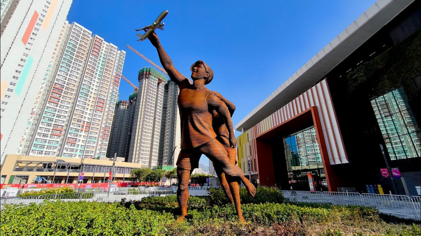 脫變中的舊啟德機場舊址